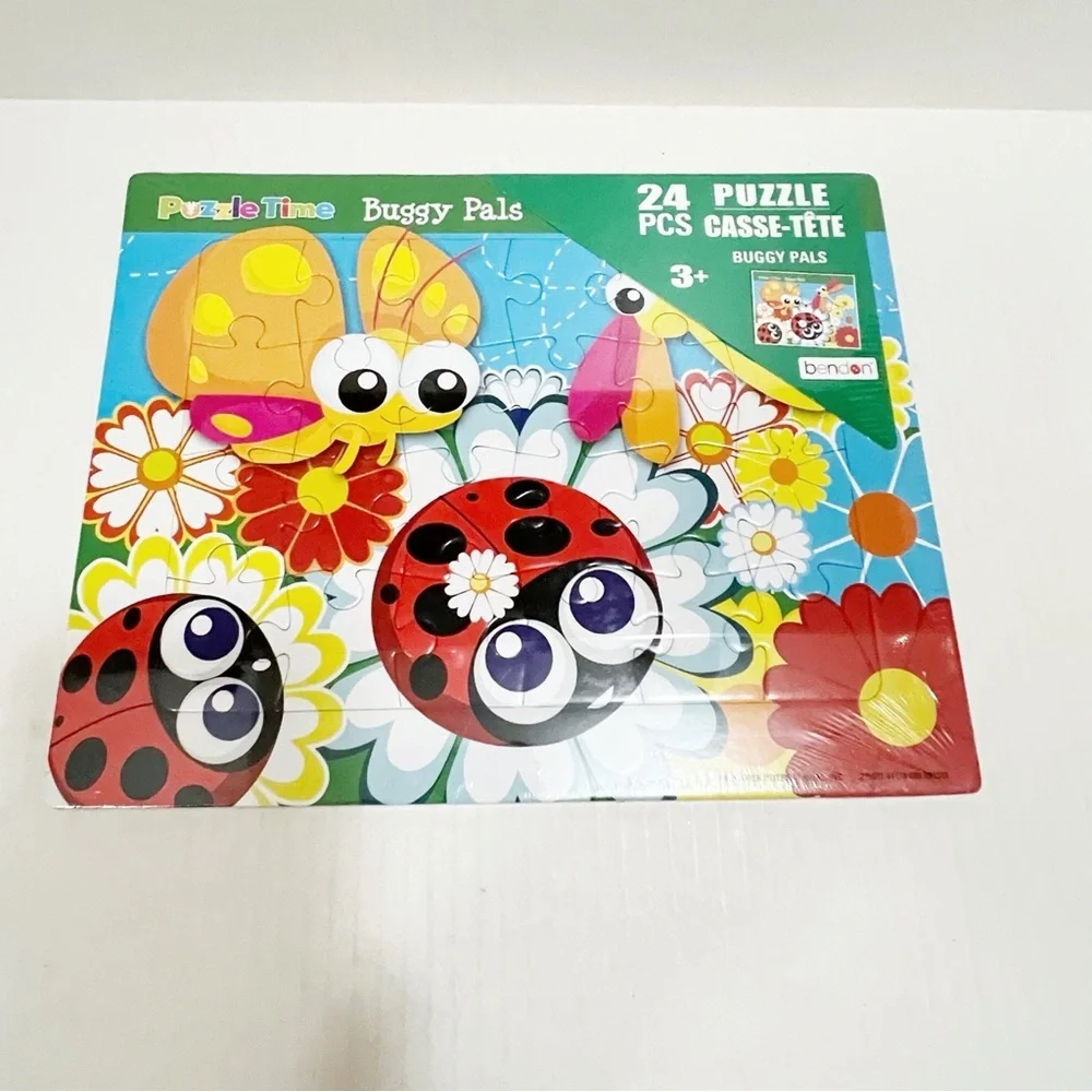 New Puzzle Time Buggy pals 24 Pcs age 3+